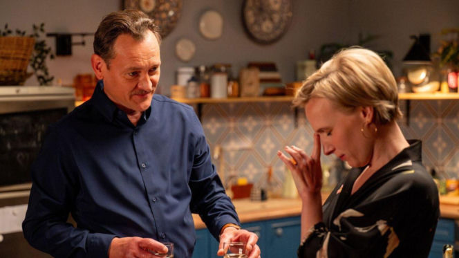 Barwy szczęścia odc. 3263. Sonia (Weronika Nockowska), Robert Stefaniak (Paweł Ławrynowicz)