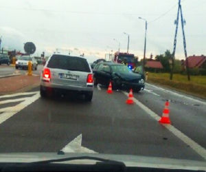 Wypadek na trasie Łańcut-Rzeszów