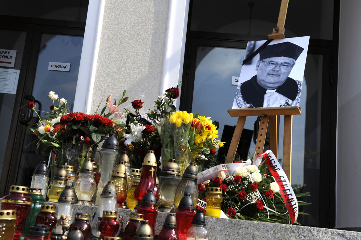 Pamiątkowe zdjęcie ks. Ryszarda Rumianka 