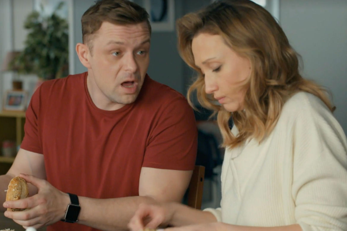 Barwy szczęścia, odcinek 3426: Hubert (Marek Molak), Asia (Anna Gzyra)