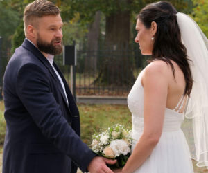 M jak miłość odc. 1911. Michał Winiar (Tomasz Rożniatowski), Ewelina (Anna Jarosik)