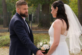 M jak miłość odc. 1911. Michał Winiar (Tomasz Rożniatowski), Ewelina (Anna Jarosik)