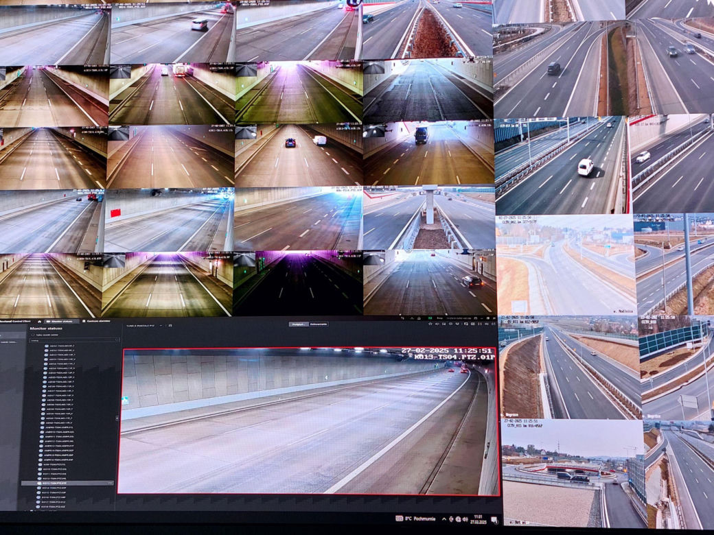 Tunel na Północnej Obwodnicy Krakowa zamknięty. Objazd w kierunku Warszawy