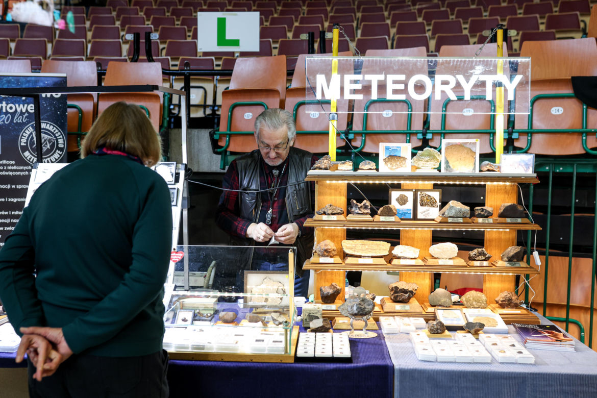 Ślonsko Giełda Biżuterii Minerałów i Skamieniałości GeoExpo w Spodku