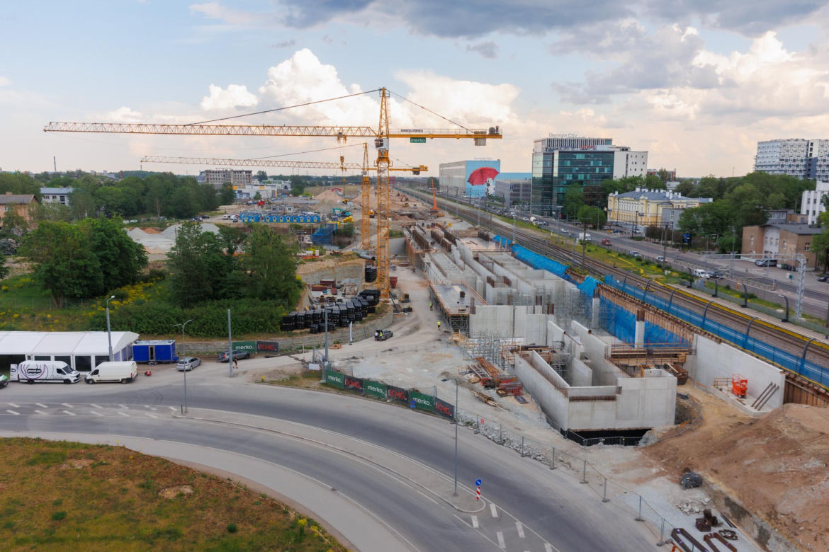 Tak będzie wyglądał, kończący trasę Rail Baltica, imponujący dworzec kolejowy w Tallinie