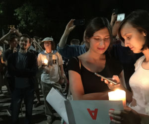 Protest przed domem Jarosława Kaczyńskiego, 22 lipca