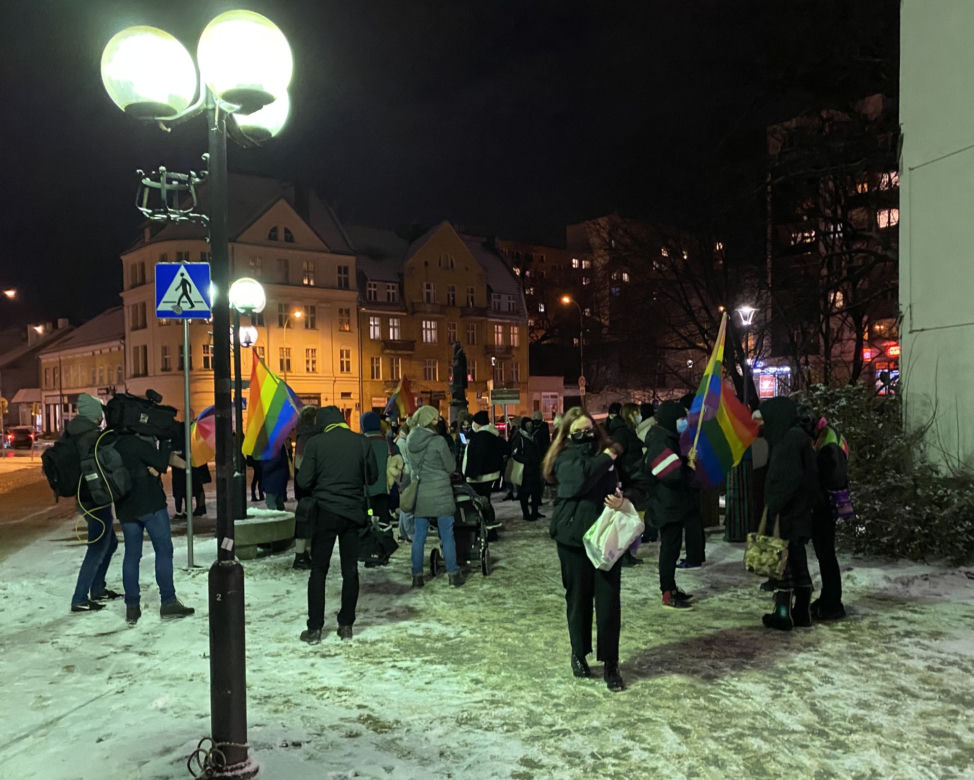 Strajk kobiet w Olsztynie (28.01.2021)