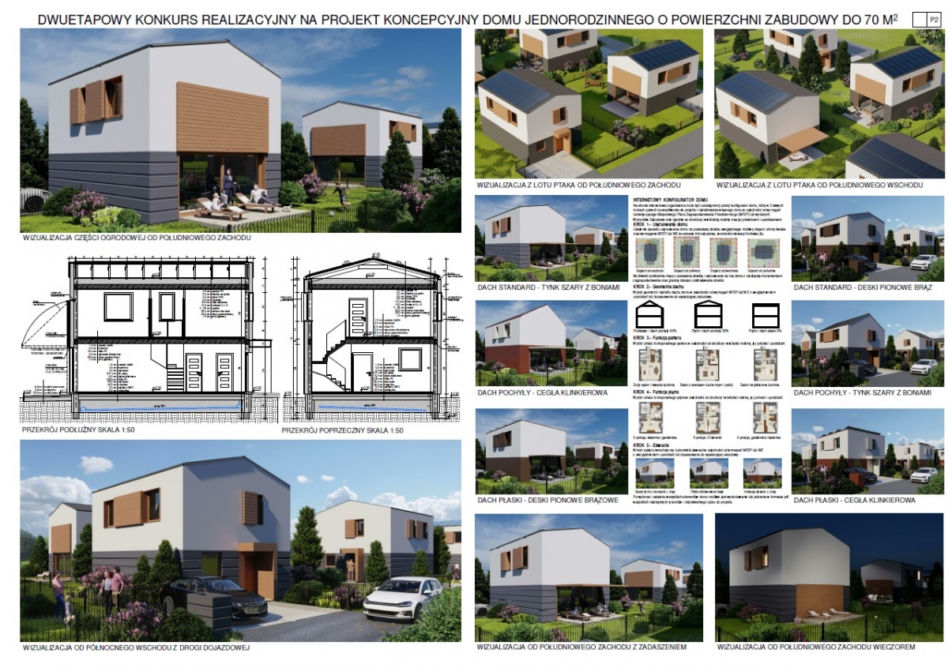 Konkurs na projekt domu o powierzchni do 70 metrów kwadratowych: wyniki