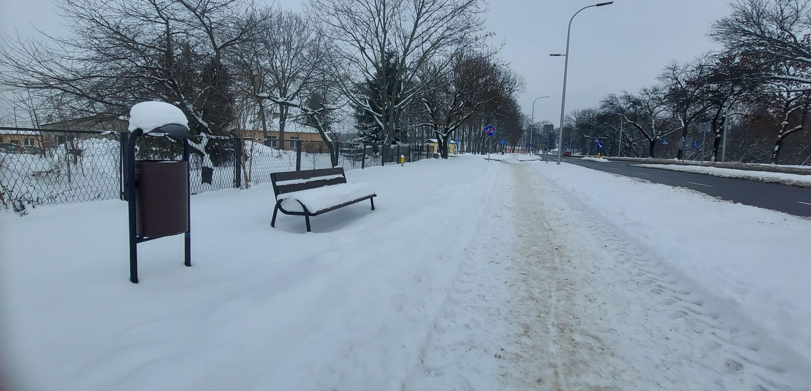 zima w Zamościu