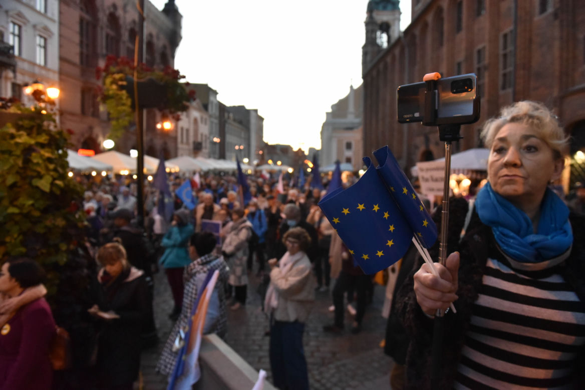 Toruński protest przeciwko orzeczeniu TK