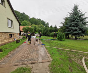 Powódź w SKRZYNCE ( woj. małopolskie)