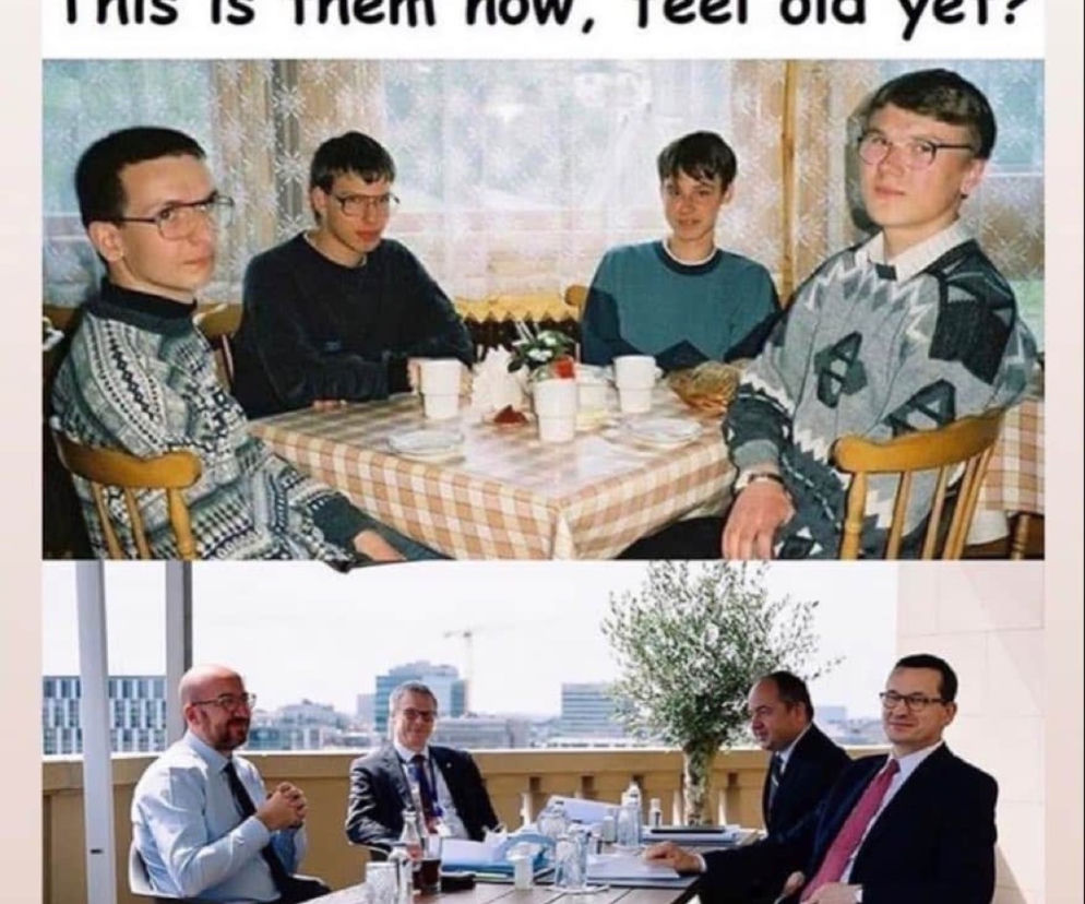 Mem z Mateuszem Morawieckim