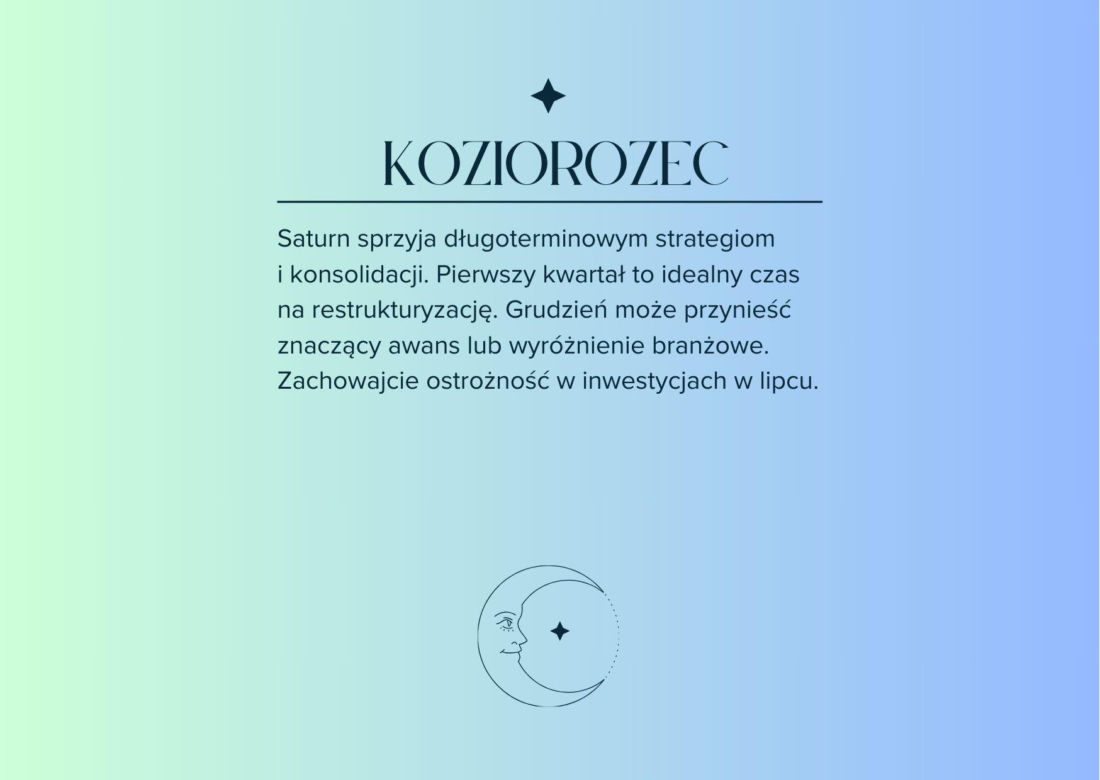 Biznesowy horoskop 2025: Co gwiazdy mówią przedsiębiorcom?