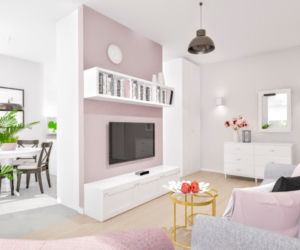 Salon w stylu skandynawskim 