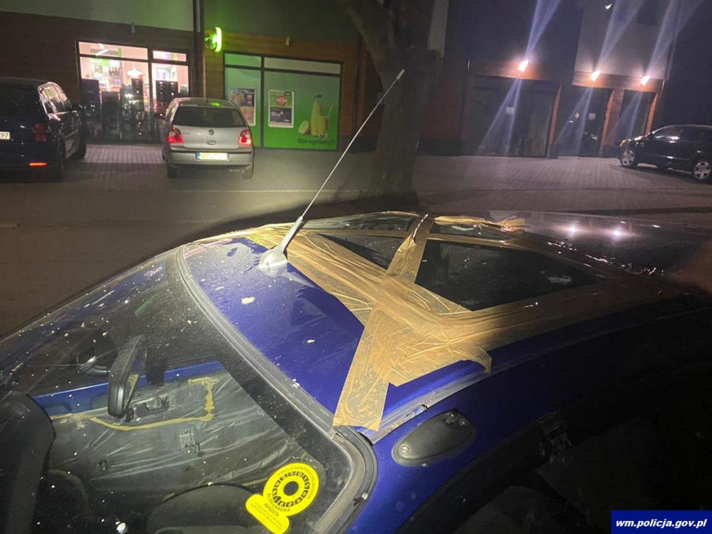 Takim autem jeździł po mieście. Przeróbki tłumaczył przygotowaniami do rajdu [ZDJĘCIA]