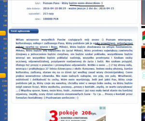 Pani pozna Pana w Rzeszowie