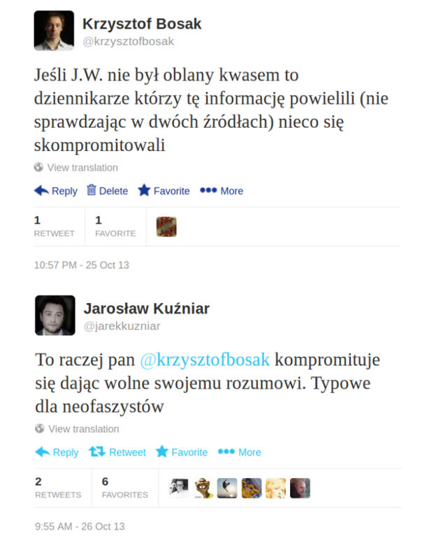 Jarosław Kuźniar, Krzysztof Bosak