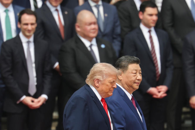 Trump w Chinach! Zobacz spotkanie. "Wielki przywódca, fantastyczna przyszłość"