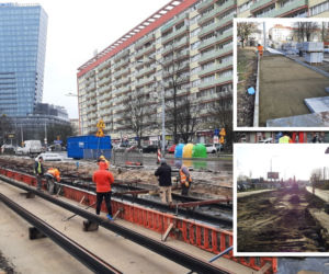 Przebudowa torowisk w Szczecinie