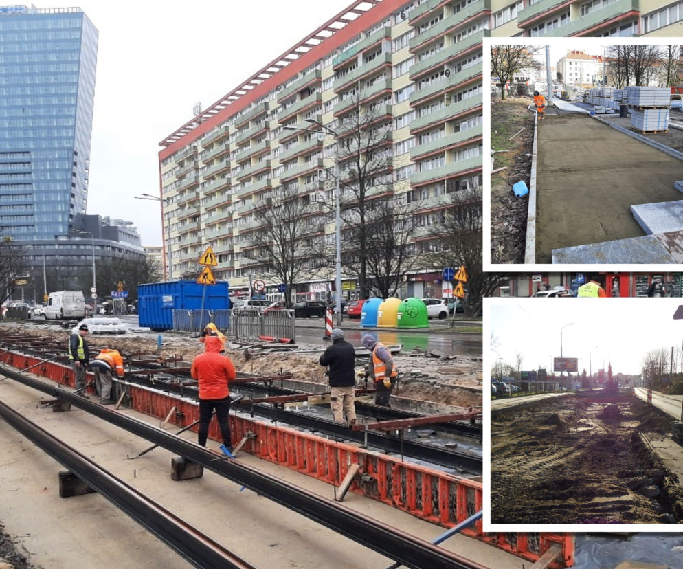 Przebudowa torowisk w Szczecinie