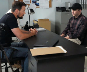 Barwy szczęścia odc. 3318. Łukasz (Michał Rolnicki), Marcin Kodur (Oskar Stoczyński), Majak (Łukasz Borkowski)