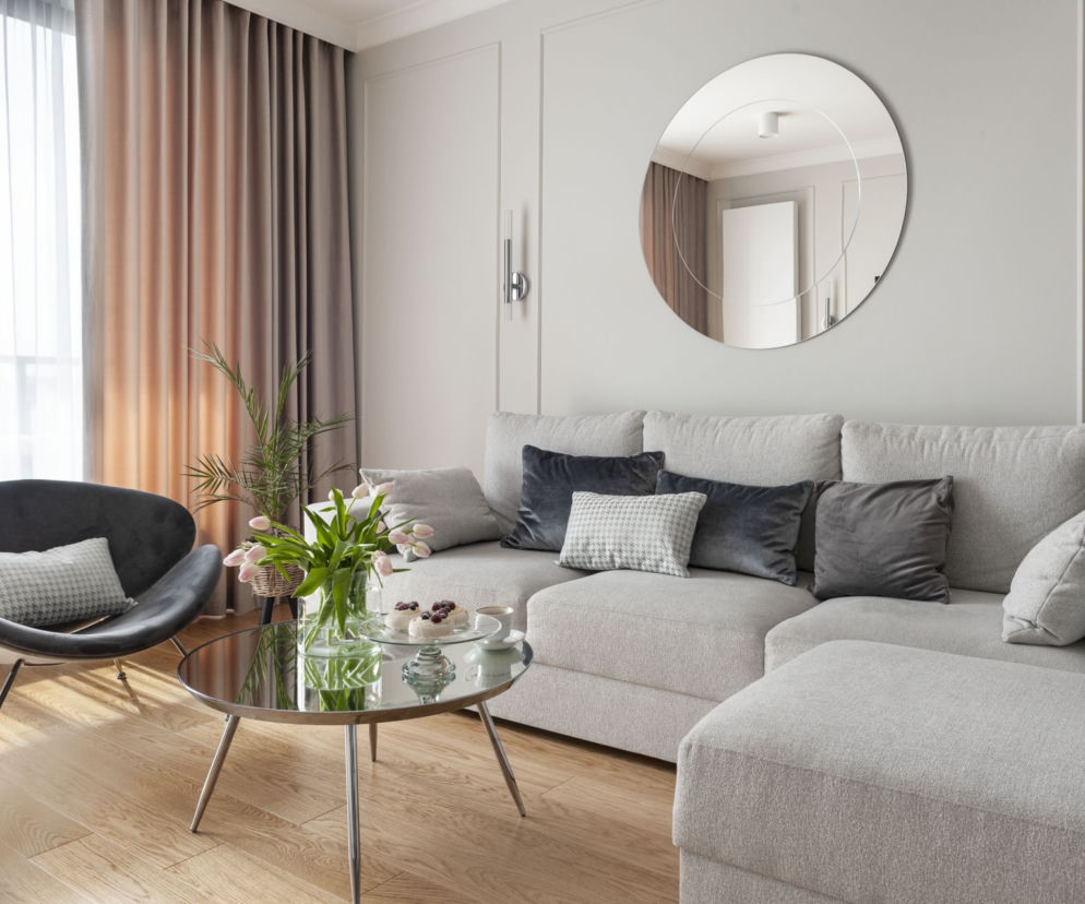  75-metrowe mieszkanie w stylu modern classic