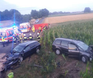 Poważny wypadek w Ruchocinie