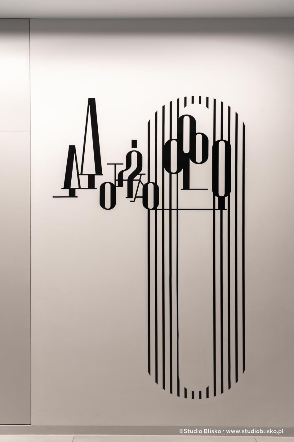 Wayfinding dla apartamentów Naturia w Toruniu 