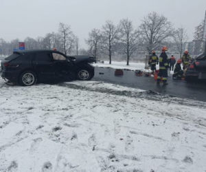 Potworny wypadek na Przyczółkowej