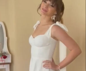 Karolina Małysz i mąż przed pierwszym tańcem