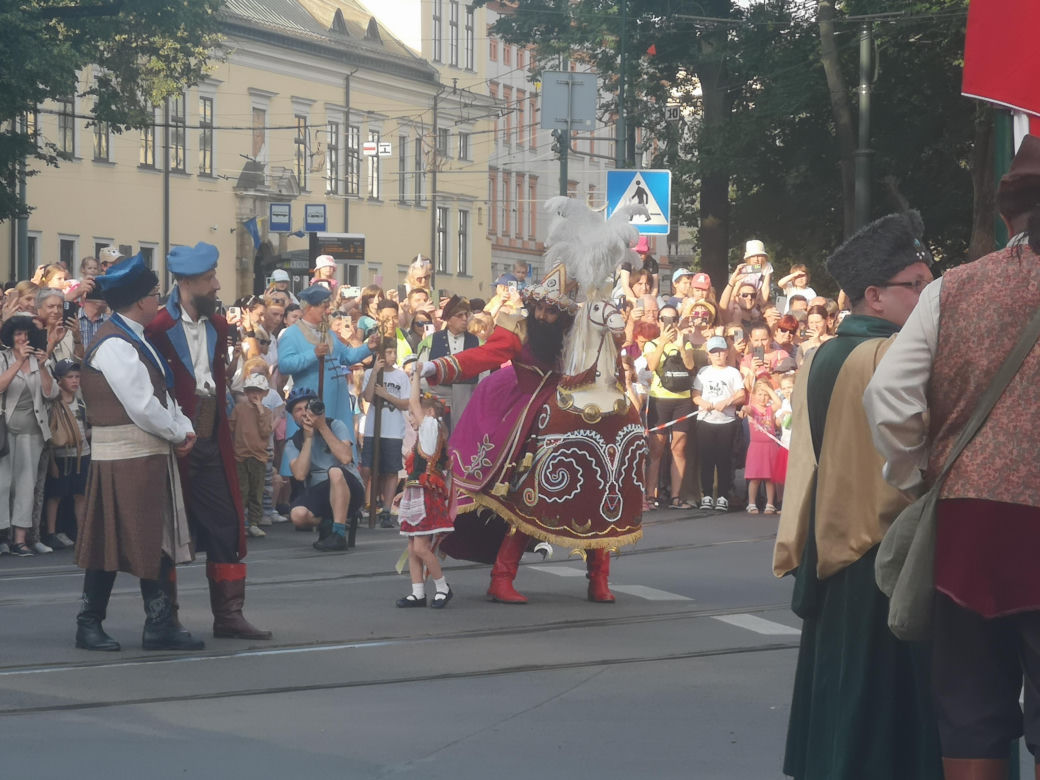 Pochód Lajkonika w Krakowie 2024