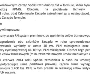 Umowa, zarobki, Ekstraklasa S.A.
