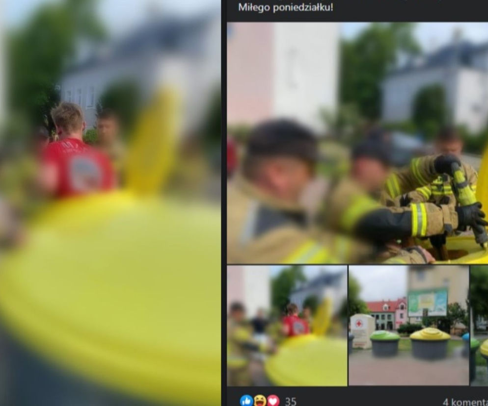 Polkowice: Wszedł do kosza i utknął. Ale wygrzebał prawdziwy skarb! [ZDJĘCIA]