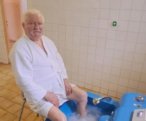 Lech Wałęsa kuruje się w Lądku-Zdroju