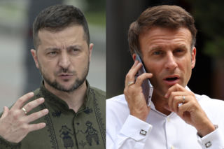 Do sieci trafiło historyczne nagranie. Zełenski rozmawiał z Macronem pierwszego dnia wojny [WIDEO]