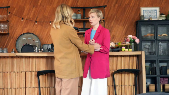 Barwy szczęścia odc. 3268. Sonia (Weronika Nockowska), Dominika (Karolina Chapko)