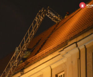 Groźny pożar w budynku Filharmonii Krakowskiej