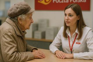 Starsza pani mogła stracić oszczędności życia. Uratowała ją pani z okienka