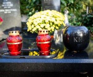Tak wygląda grób Rajmunda Kaczyńskiego