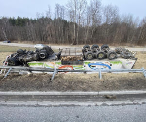 dachowanie cięzarówki na A2