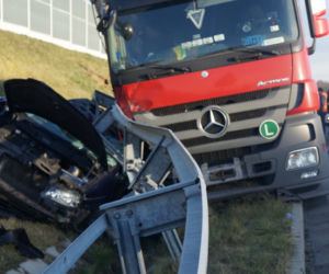 Wypadek w Bytomiu na A1