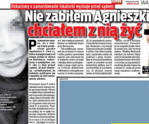 Zadźgał Agnieszkę, bo go odrzuciła. Sukces prokuratury