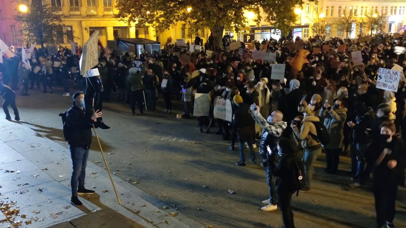 Strajk Kobiet na placu Wolności