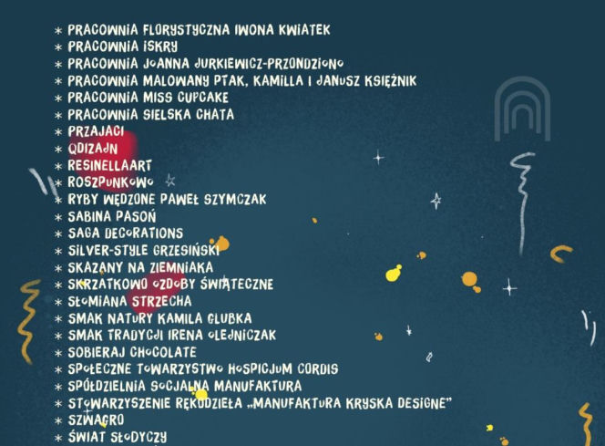 Lista wystawców na Jarmark na Nikiszu 2025. Ponad 180 stoisk