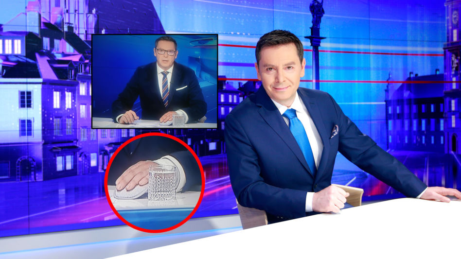 Michał Adamczyk, gwiazdor Wiadomości miał poważny wypadek. Próbują to maskować w Wiadomościach