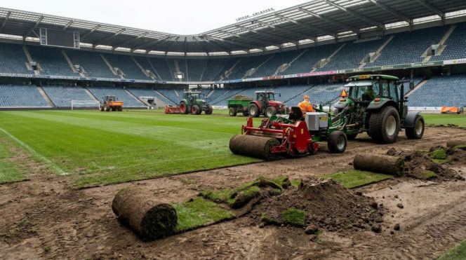 Wymiana murawy na Enea Stadionie w Poznaniu. Dlaczego trawa zniknie po raz trzeci?