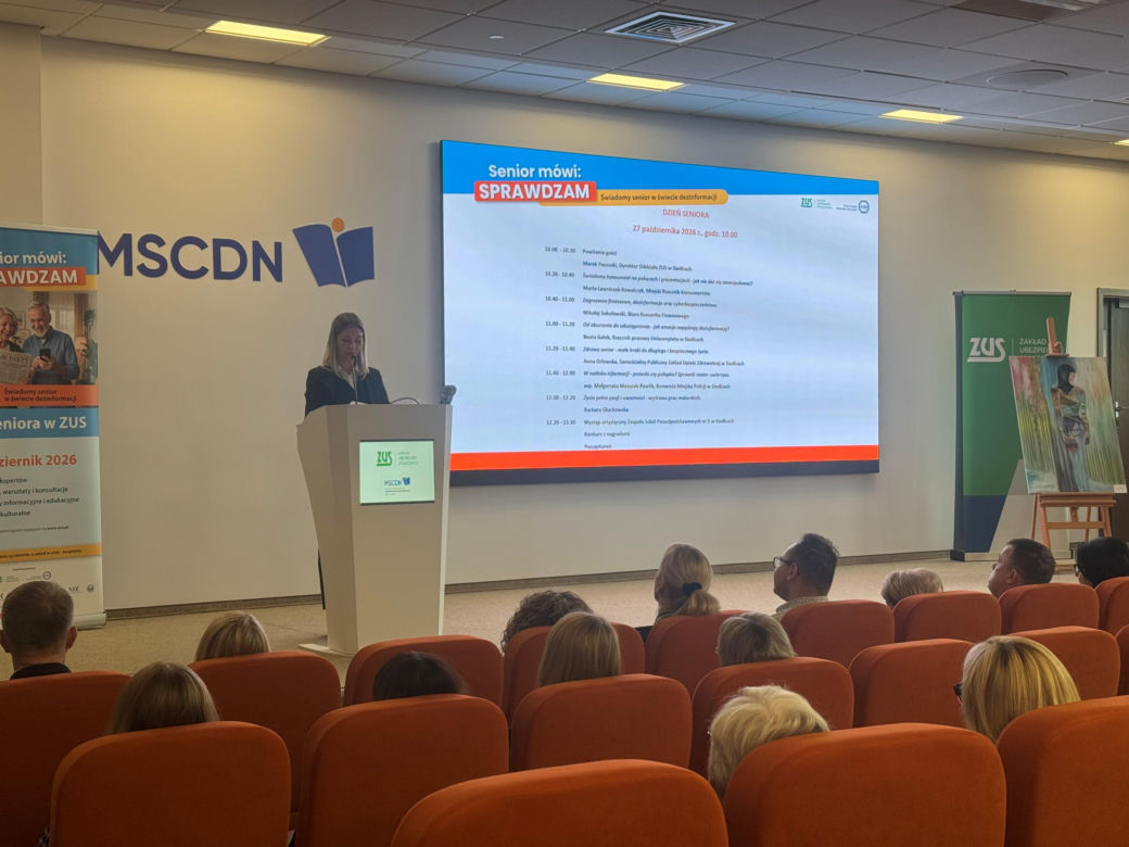 Za nami Dzień Seniora 2026 przygotowany przez oddział ZUS w Siedlcach