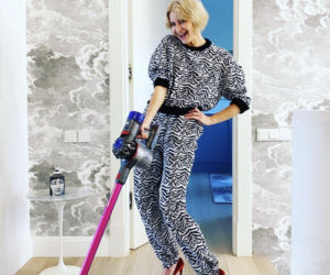 Małgorzata Kożuchowska  elegancka pani domu