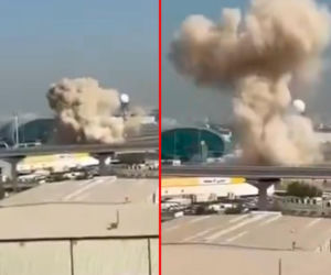 Eksplozja na lotnisku w Dubaju. Nad płytą unosiła się chmura dymu [RELACJA NA ŻYWO 7.03.2026]