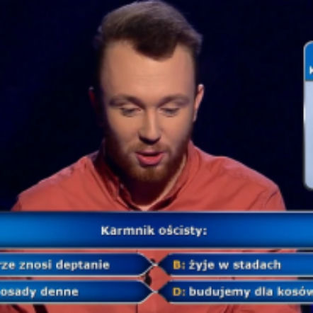 Karmnik ościsty... Czym jest i co robi? Pytanie w Milionerach